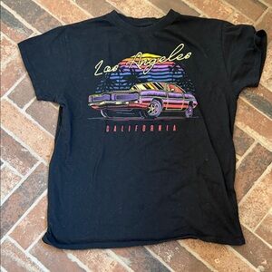 Black Graphic Tee - Short Sleeve